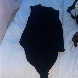 a new day Black Bodysuit